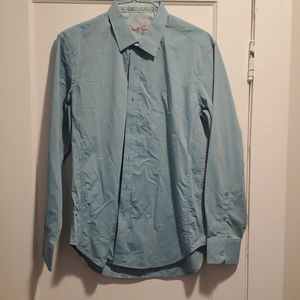 Robert Graham light green mens button down. Sz L